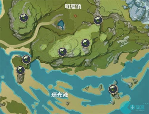 原神清心采集点分布图一览 采集路线图分享